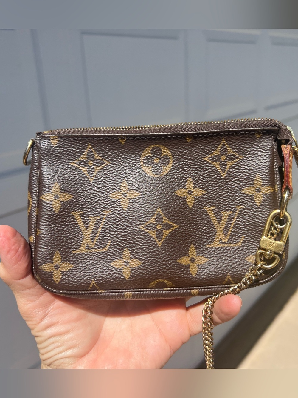 Louis Vuitton Brown Monogram Mini Pochette Accessoires
